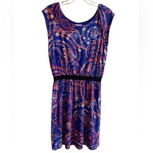 Lilly Pulitzer Laney floral dress cap sleeve jersey midi dress Large